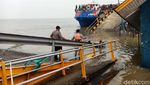 Penampakan Dermaga Ro-Ro yang Ambruk di Riau