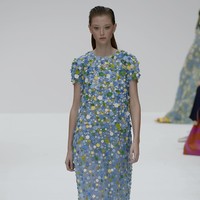 Fashion show koleksi busana terbaru Carolina Herera yang diperagakan di New York Fashion Week Spring 2020, Garden of the Battery, New York. Senin (9/9/2019). Photo by Fernanda Calfat/Getty Images