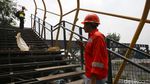 Mengintip Progres Pembangunan JPO Pasar Minggu