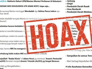 Hoax! Makan Cokelat setelah Mie Tak Bikin Meninggal