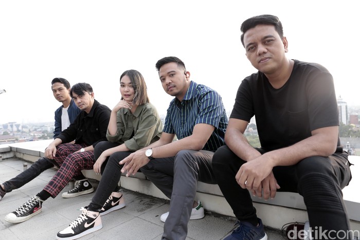 Geisha saat berkunjung ke kantor detikcom.