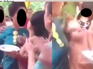 Viral Ibu-ibu Rebutan Rendang di Kondangan, Tak Dilerai Kok Malah Divideokan?