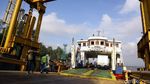 Geliat Aktivitas Pelabuhan Ferry Karianggau - Penajam