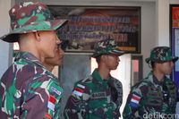 Tim Satgas Pengamanan Pulau Terluar bersiap melakukan patroli (Afif Farhan/detikcom)
