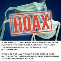 Contoh hoax cara pakai kabut asap yang beredar.