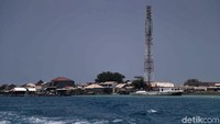 Salah satu tower milik PT Tower Bersama Infrastructure Tbk (TBIG) berdiri di Kepulauan Seribu.