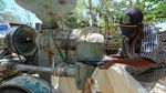 Unik! Ada Mesin Giling Padi Keliling di Pulau Rote