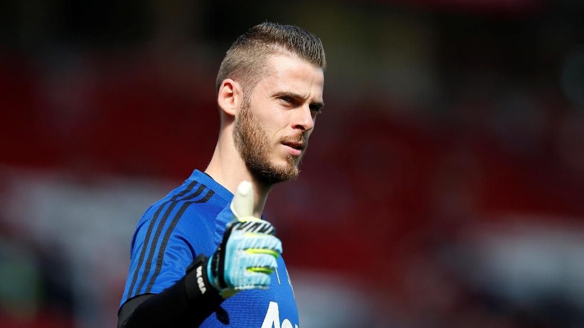 David de Gea telah teken kontrak baru dengan Manchester United. Foto: Andrew Yates / Reuters