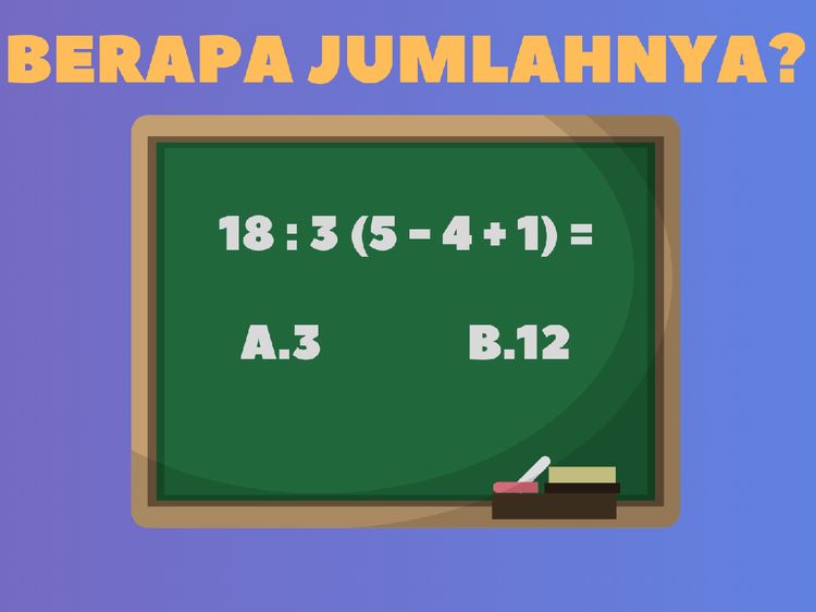 Bisa Pecahkan Teka-teki Matematika Dasar Ini? Berarti Kamu Cerdas
