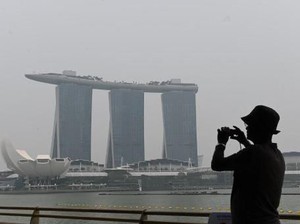 Video: Kondisi Singapura Dibalut Asap Karhutla dari RI Jelang Balapan F1