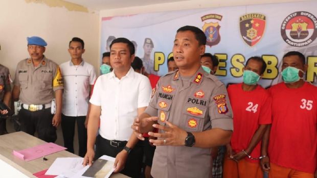 Polisi Jerat 9 Tersangka terkait Pembakaran 29 Ha Lahan di Berau Kaltim