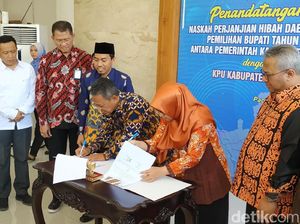 Kabupaten Pacitan jadi Daerah Pertama yang Tanda Tangani NPHD Pilkada 2020