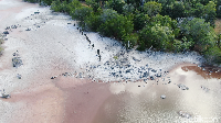 Patroli di Danau Merah (Abdul Haris/detikcom)