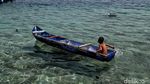 Melihat Pembangunan Tanggul Laut di Pulau Panggang