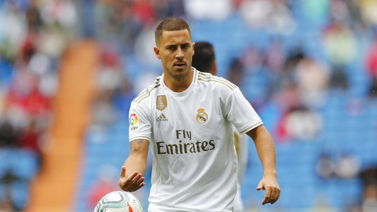 Eden Hazard sudah siap diturunkan sebagai starter Real Madrid. Foto: Bernat Armangue / AFP