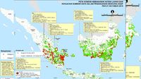 Peta Kebakaran Hutan Indonesia