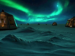Langka Nih! Bisa Nginap di Igloo, Nikmati Aurora Kutub Utara