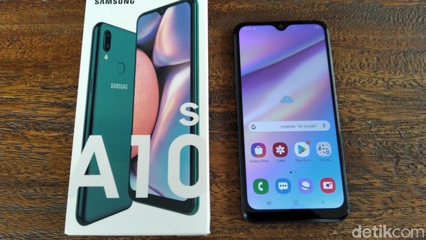 Penampakan Galaxy A10s, Ponsel Samsung Rp 1,9 Juta