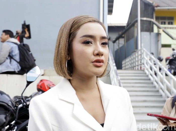 Cita Citata saat ditemui di studio Trans TV.