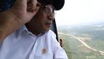 Pakai Heli, Menhub Terbang di Atas Lahan Ibu Kota Baru