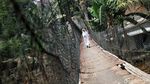 Begini Kondisi Jembatan Gantung Penghubung Depok-Jakarta