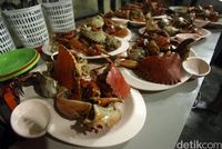 Ada juga menu mie kepiting (Rifkianto/detikcom) 