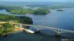 Indahnya Panorama Jembatan Pulau Balang Penajam