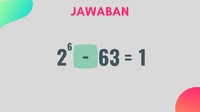 Dua pangkat enam sama dengan 64. (Foto: detikHealth)