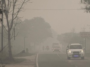 Data AirVisual: Udara Palangkaraya Pagi Ini Masih Berbahaya