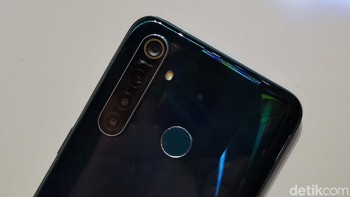 Keempat kamera belakang Realme 5 Pro terdiri dari kamera utama dengan sensor IMX586 48 MP dan aperture f/1.79, 8 MP ultrawide 119 derajat, 2 MP macro, dan 2 MP depth sensor. Foto: detikINET/Anggoro Suryo Jati