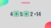 Masih ada yang salah? Coba ingat-ingat lagi operasi matematika dasar. (Foto: detikHealth)
