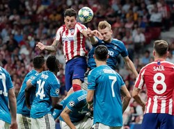 Juventus gagal meraih poin penuh di markas Atletico Madrid. REUTERS/Susana Vera.