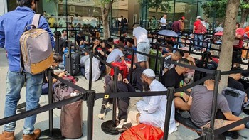 Suhu udara cukup terik siang ini di Singapura. Foto: detikINET/Adi Fida Rahman
