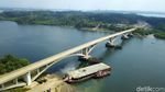 Indahnya Panorama Jembatan Pulau Balang Penajam