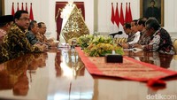 Penyerahan LHP LKPP dan IHPS I tahun 2019 disaksikan langsung oleh para pejabat tinggi di kementerian dan lembaga.