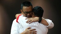 Begini salah satu momen saat Imam Nahrawi pamit kepada para pegawainya di Wisma Kemenpora.