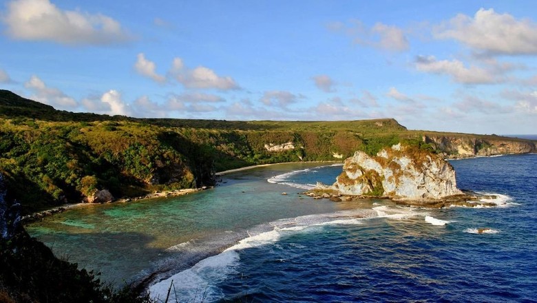 One of the most popular tourist destinations on Saipan, Northern Mariana Islands