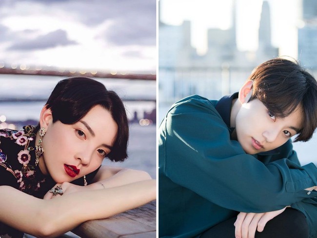 Tapi dalam beberapa foto ia tampak seperti Jungkook. Fans pun menganggap jika wanita tersebut punya wajah yang seperti gabungan keduanya. Perpaduan menarik tersebut pun membuat wajahnya unik. Foto: Instagram @morr_tran