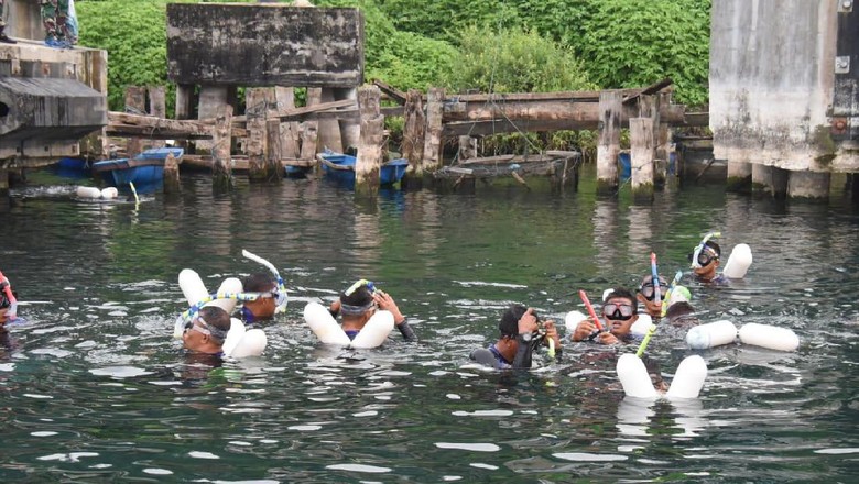 TNI berenang di Danau Toba (Istimewa/ Dok Lantamal I Belawan) TNI berenang di Danau Toba (Istimewa/ Dok Lantamal I Belawan)
