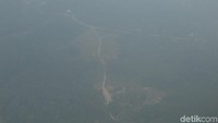 Kabut asap menyelimuti kawasan Ranai Natuna.