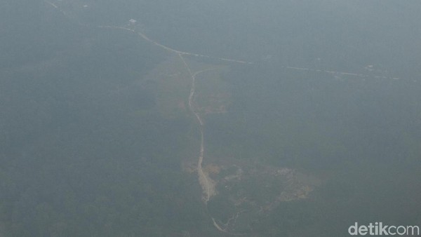 Penampakan Kabut Asap Selimuti Natuna