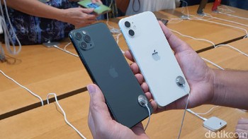 Perbedaan iPhone 11 Pro dan iPhone 11. Foto: Adi Fida Rahman/detikINET