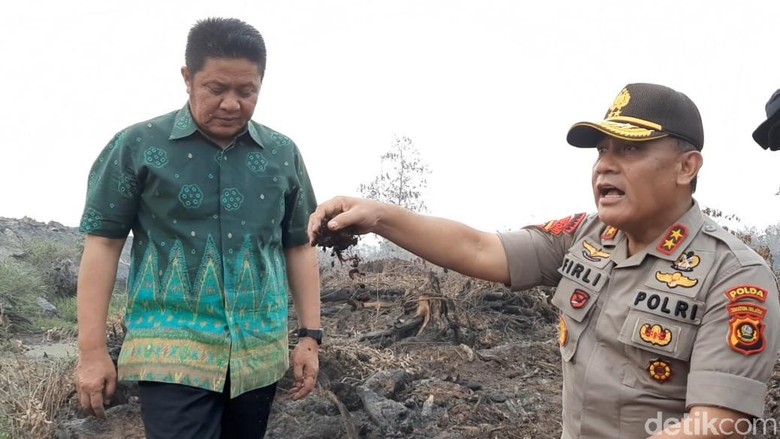 Polda Sumsel Pastikan Terus Buru Pelaku Pembakaran Hutan Polda Sumsel Pastikan Terus Buru Pelaku Pembakaran Hutan
