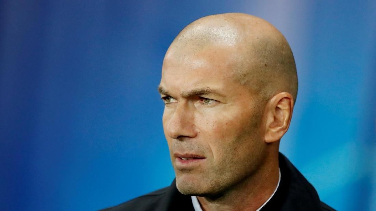 Pelatih Real Madrid Zinedine Zidane. (Foto: Benoit Tessier/REUTERS)