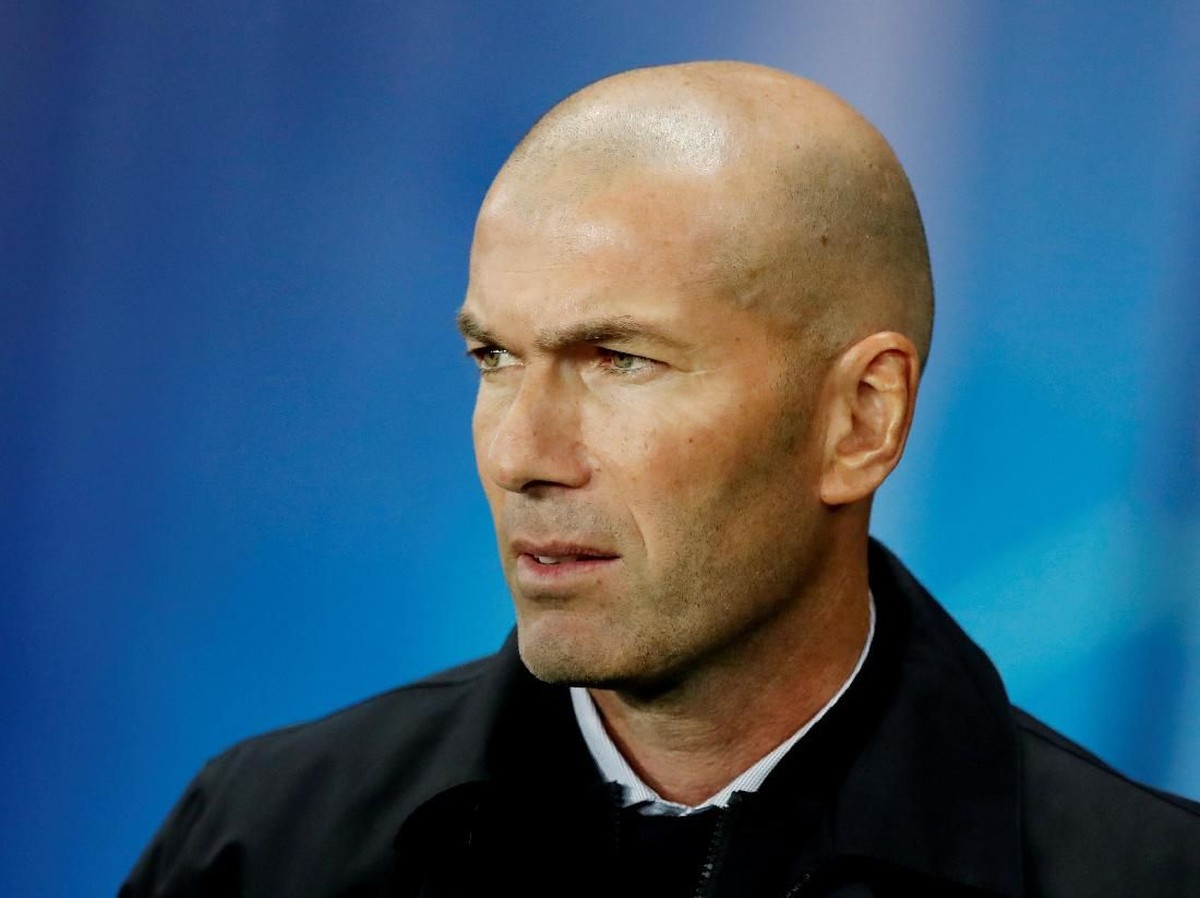 Zinedine Zidane menutup rapat nama pemain yang didukungnya untuk meraih Ballon dOr 2019. (Foto: Benoit Tessier/Reuters)