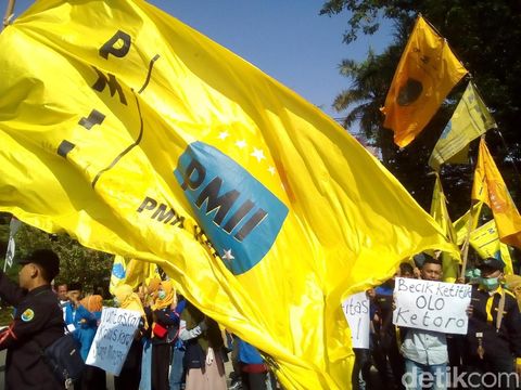 PMII Kudus Turun ke Jalan dan Dukung KPK Atas Penetapan Imam Nahrawi