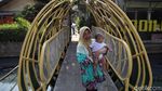 Potret Jembatan Kerang Hijau yang Ikonik di Utara Jakarta