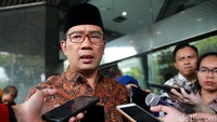 Gubernur Jawa Barat, Ridwan Kamil menyambangi kantor Ombudsman di Jakarta, Jumat (20/9/2019).