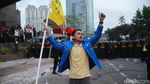 Aksi Ricuh Massa PMII di Depan Gedung KPK Dipukul Mundur