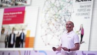 MIND ID bicara soal Pengembangan SDM Tambang dalam ajang tersebut. Luki Suardi, selaku HR Director dari PT ANTAM Tbk., yang juga merupakan anggota Holding Industri Pertambangan MIND ID yang menyampaikan kepada publik. Foto: dok. MIND ID